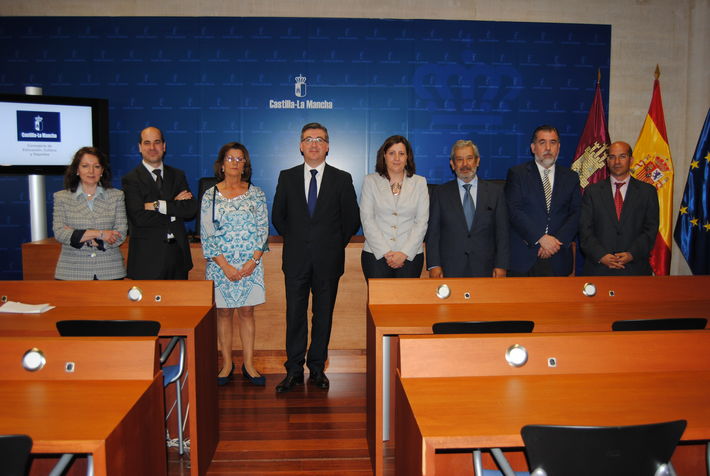 Representantes de los CEEIs de Castilla-La Mancha junto al Consejero de Educación, Marcial Marín